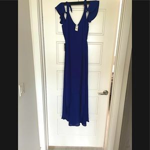 Express Asimetrical Dress crepe fabric